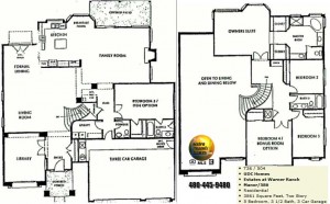 Image of Warner Ranch Tempe floor plans: model Manor 586